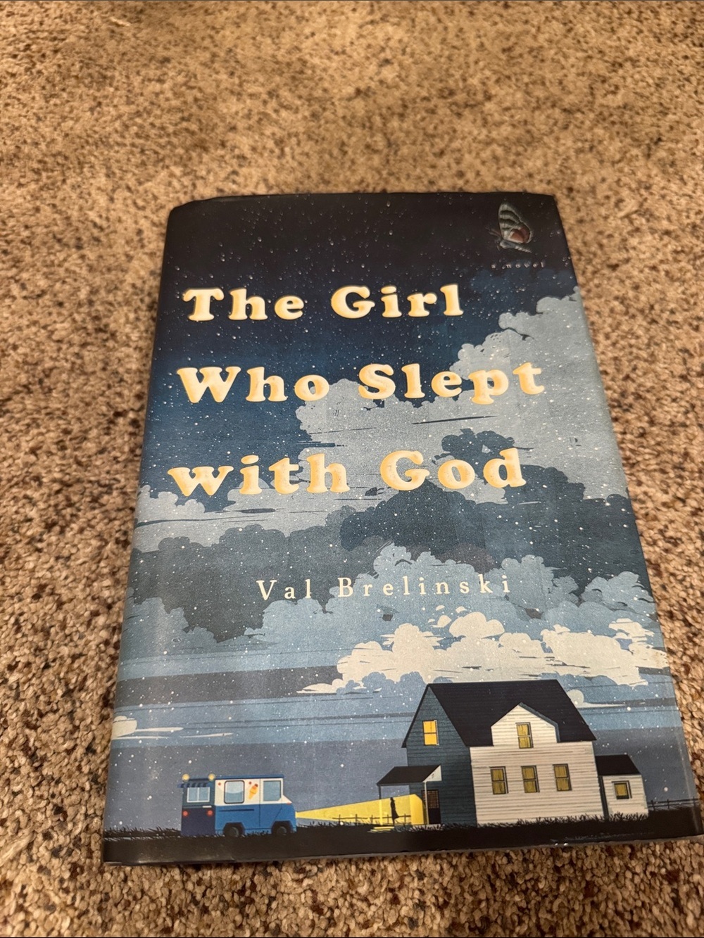 The Girl Who Slept with God - Illustrated Blue Cover Hardcover